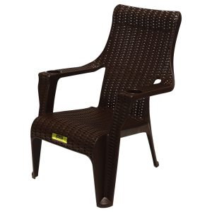 Silla Siesta Plastimas Rattan Cocoa