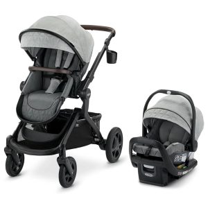Sistema de Viaje 3 en 1 Graco Verb Click connect, negro con gris