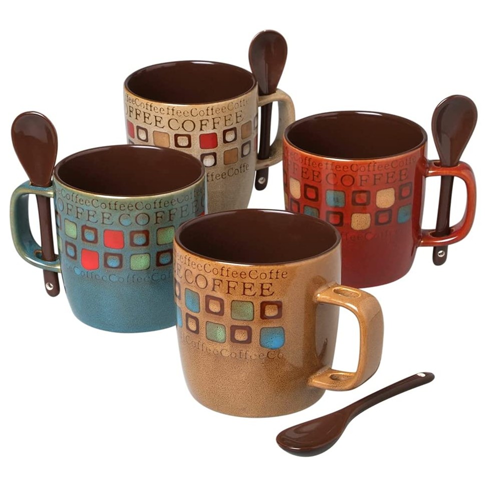 Taza Cerámica Mr Coffee Taza de 15 Oz Acero Inoxidable Beige - Imagen 5