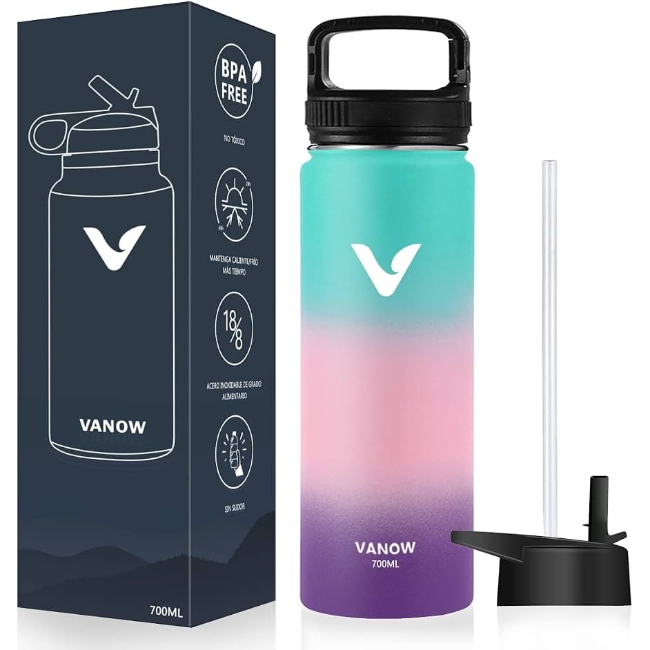 Termo contigo Acero Inoxidable 24Oz Azul Claro / Turquesa / Rosado - Imagen 3