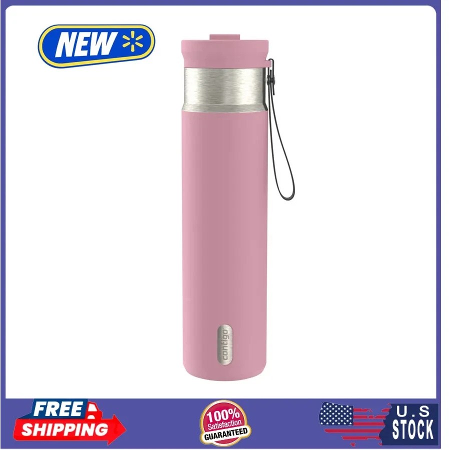 Termo contigo Acero Inoxidable 24Oz Azul Claro / Turquesa / Rosado - Imagen 4
