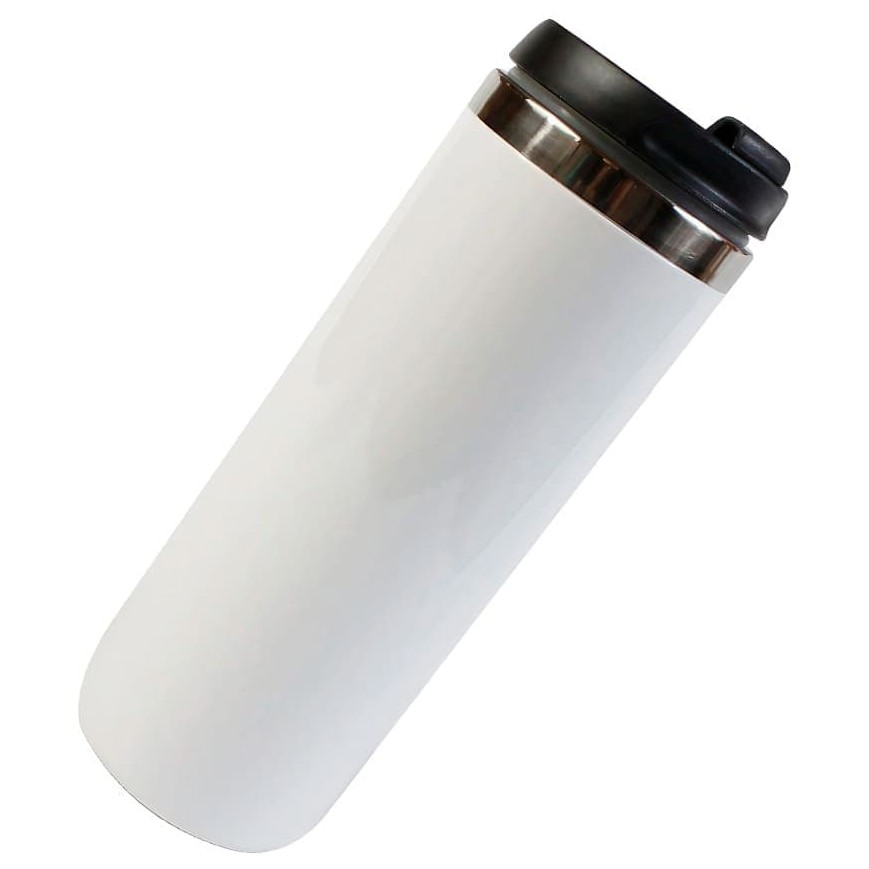 Thermo contigo Acero Inoxidable 14Oz Blanco / Plateado - Imagen 2