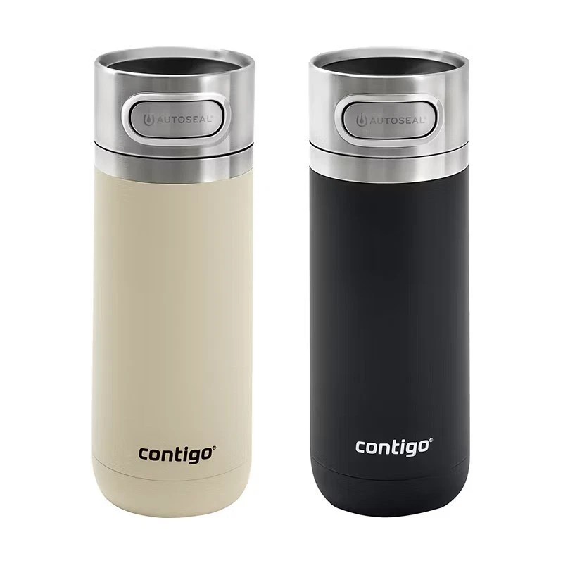 Thermo contigo Acero Inoxidable 14Oz Blanco / Plateado - Imagen 3
