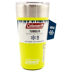 Vaso Térmico Coleman de Acero Inoxidable Amarillo 20Oz