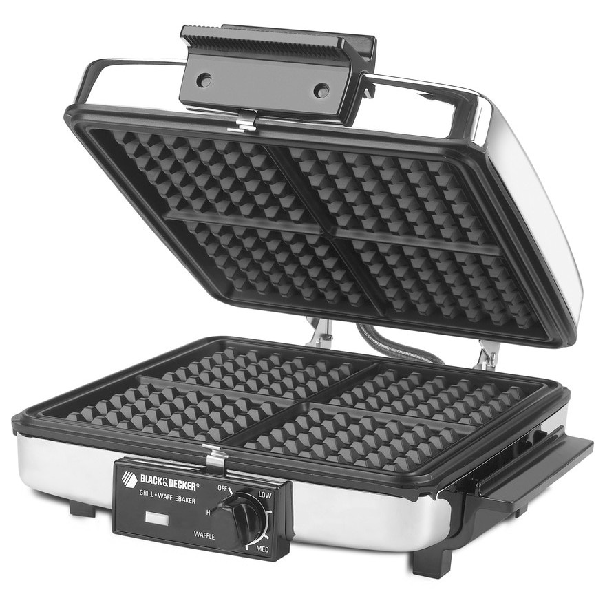 Waflera Doble Plato Black+decker 8 Porc Negra - Imagen 5